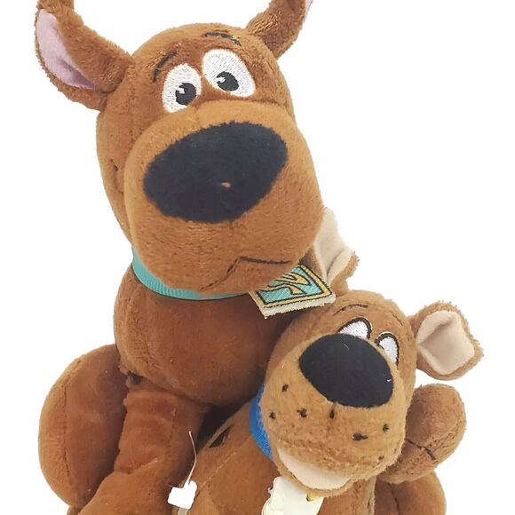 Basic Fun Scooby Doo SCOOB! Brown Dogs Sitting 7" Plush Stuffed Animal Toys 2019 - Picture 1 of 10